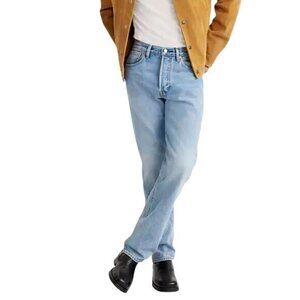 Levi Strauss & Co Mens 501 Original Straight Leg Denim Blue Cotton Jean Sz 30X32